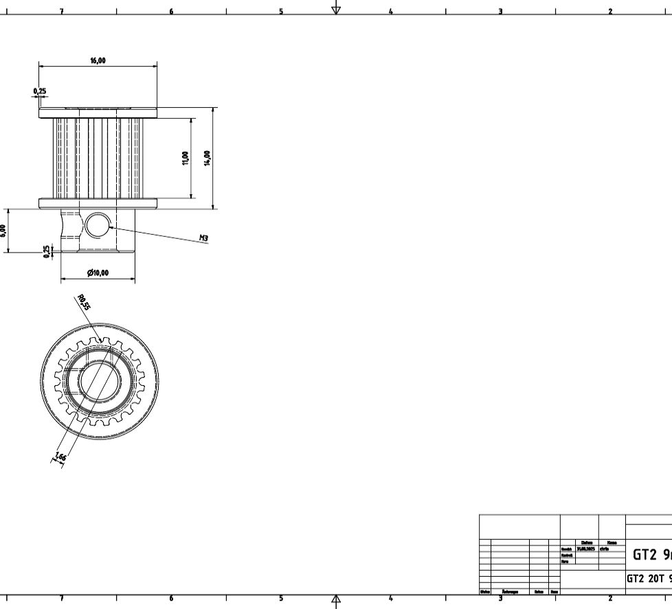 Custom Live Shaft Idler