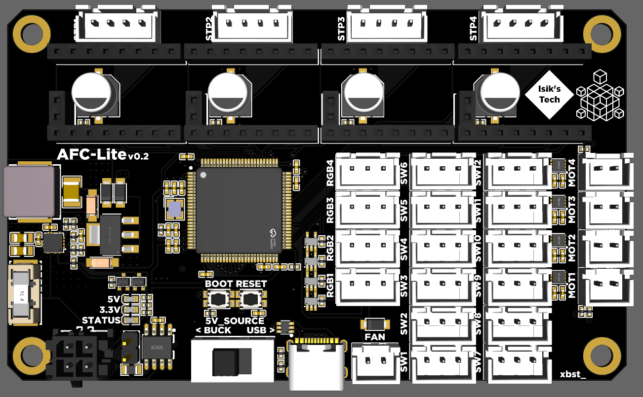 Box Turtle - AFC-Lite Controller PCB