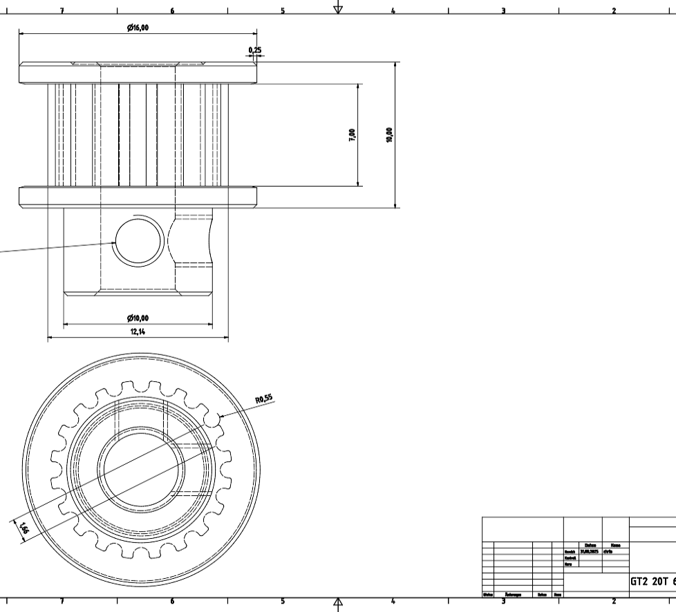 Custom Live Shaft Idler